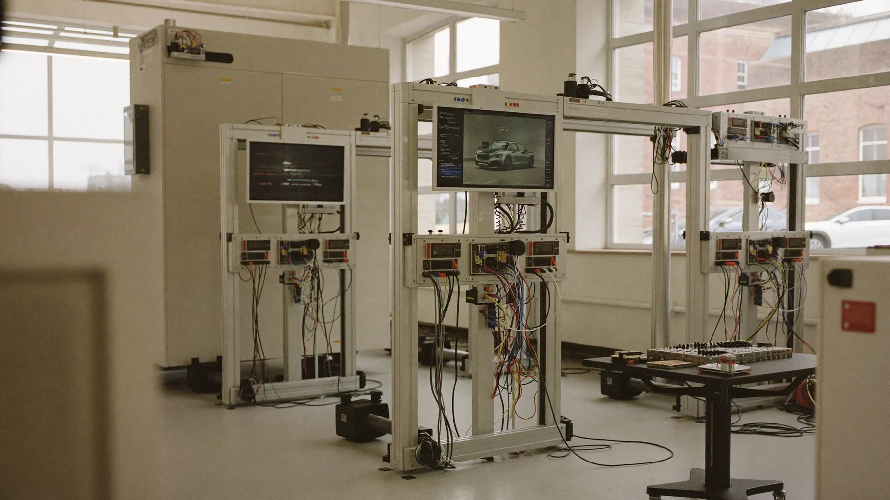 A validation lab bench