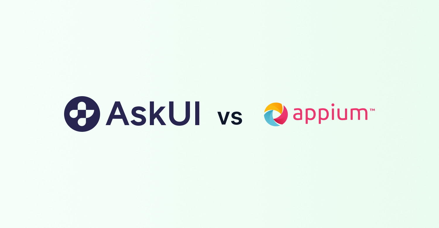 AskUI vs. Appium: Native Mobile Depth vs Cross-Surface Orchestration