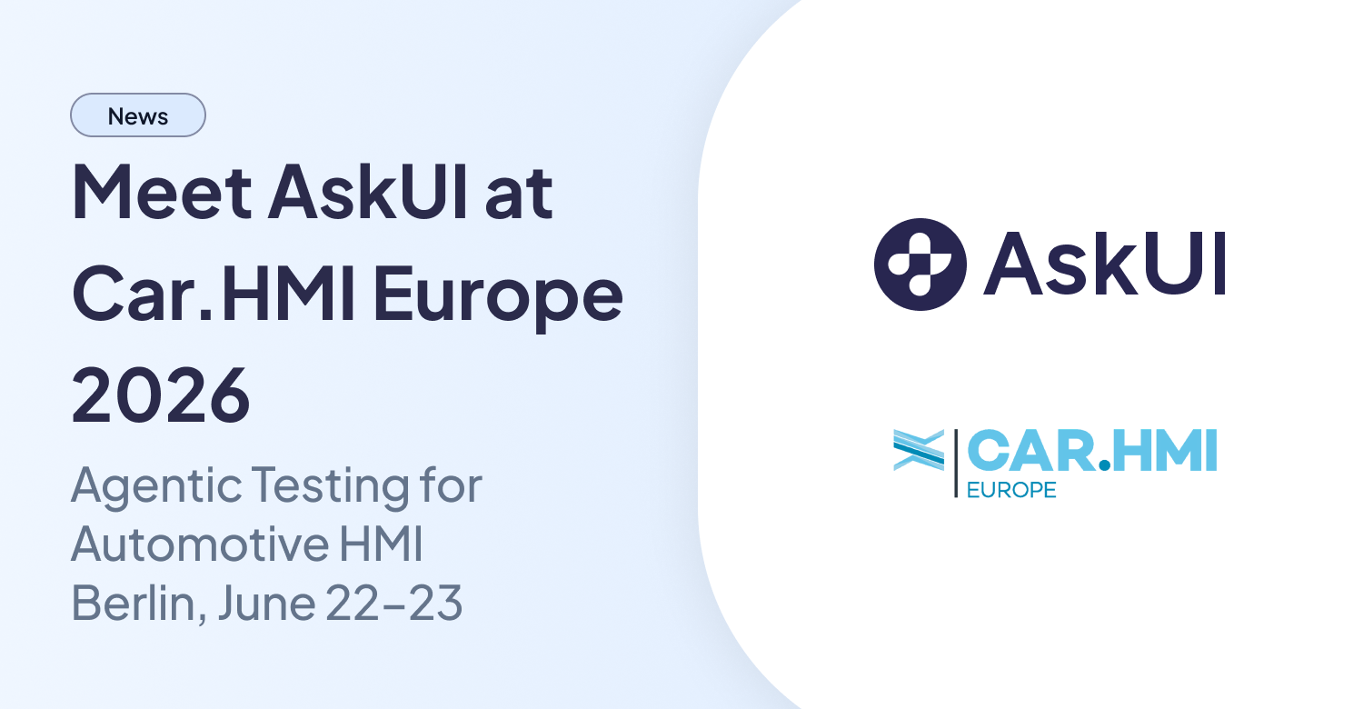 Meet AskUI at Car.HMI Europe 2026