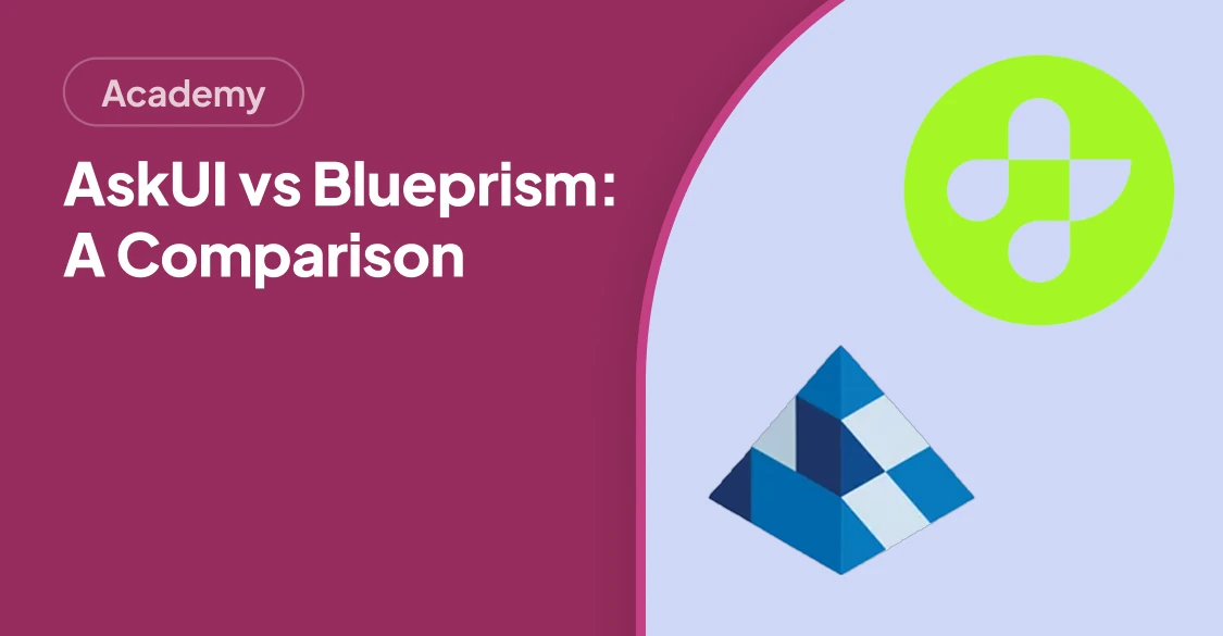 AskUI vs Blue Prism: Feature Comparison for Modern QA and RPA Teams