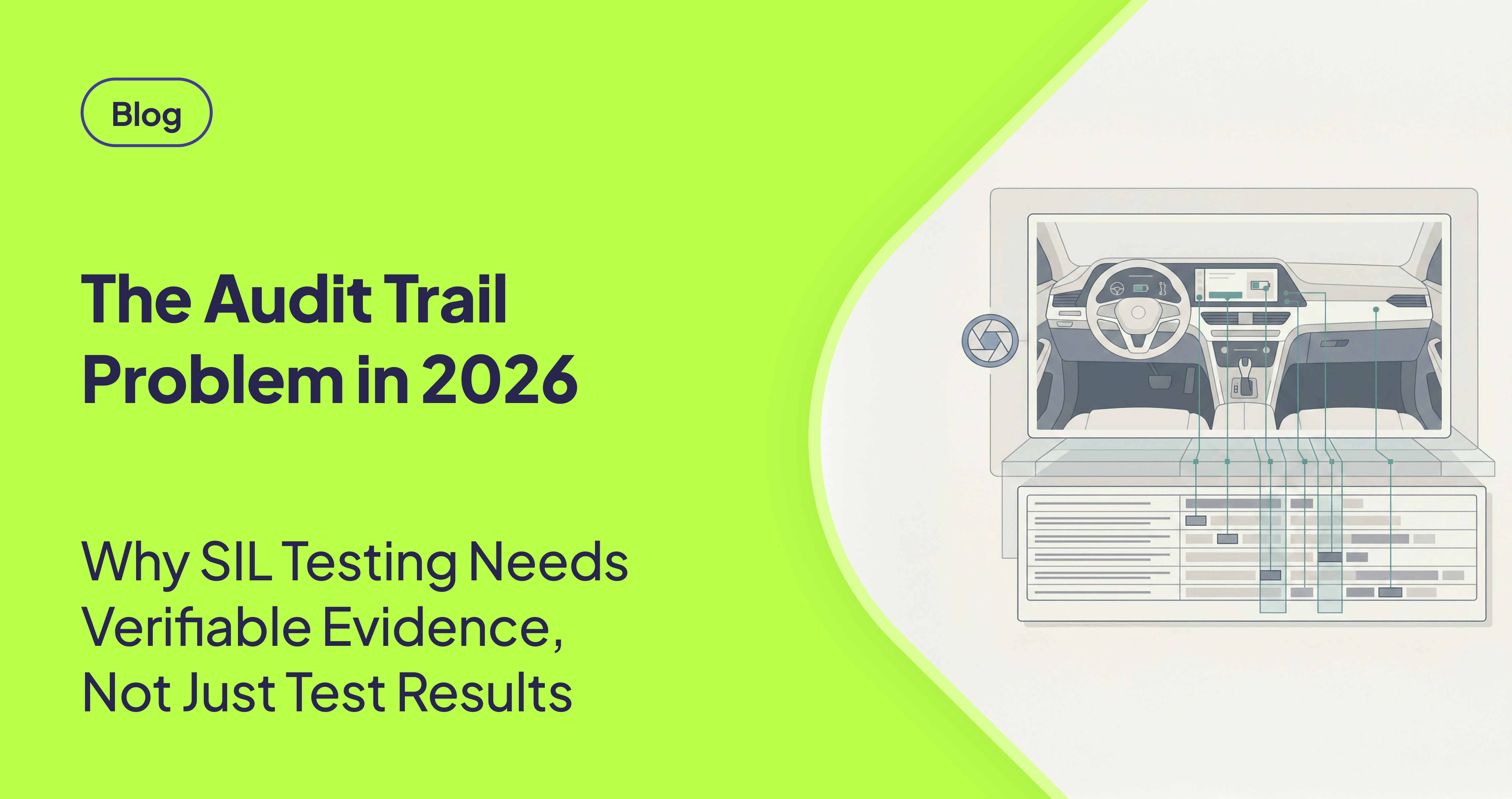 The Audit Trail: Verifiable Evidence for Automotive Compliance