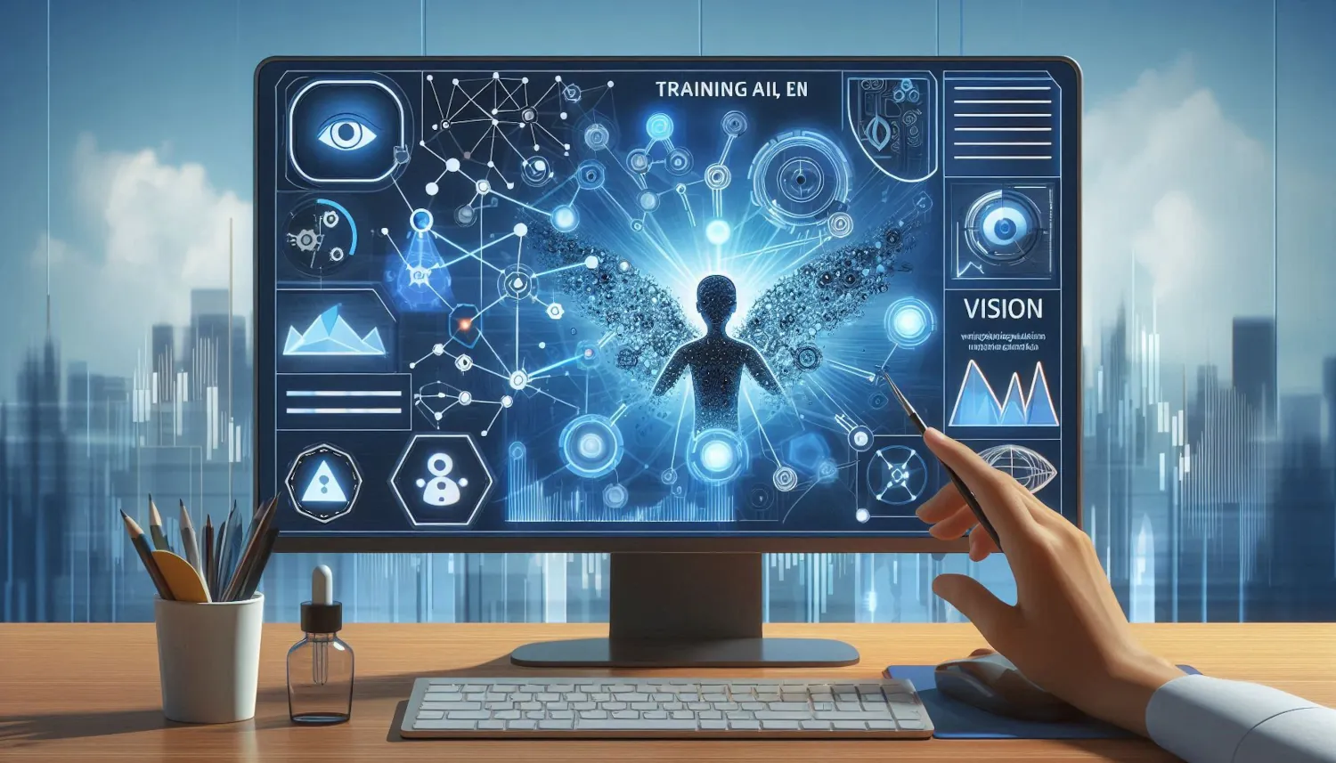 Training Vision AI Agents for Efficient Task Handling