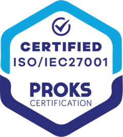 ISO/IEC 27001 Certified by Proks Certification